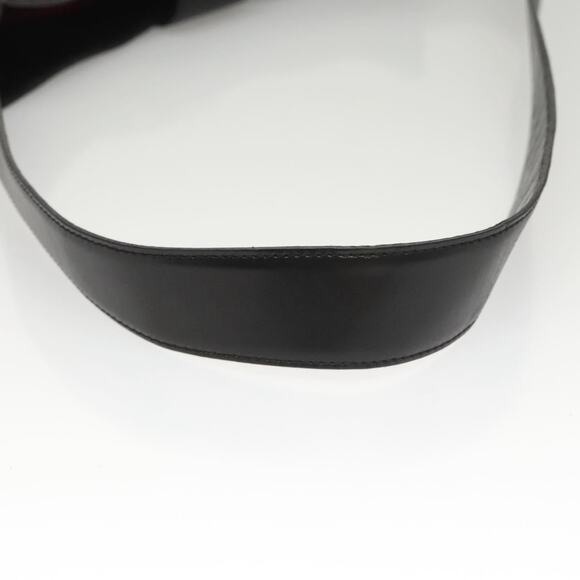 CELINE Shoulder Bag Leather Black Gold - Picture 7 of 12